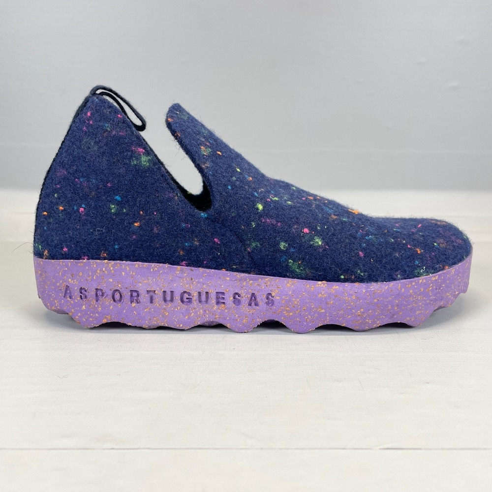 Asportuguesas City Shoes Womens Size 6 EU 37 Purple Casual Comfort Sneakers